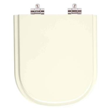 Imagem de Assento Sanitário Poliester Soft Close Etna Palha (Bege Claro) para vaso Icasa