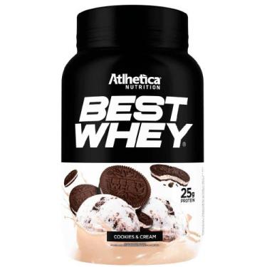 Imagem de Best Whey Protein Cookies&Cream 900G - Atlhetica Nutrition