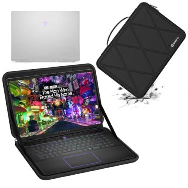 Imagem de Smatree Capa protetora rígida de EVA compatível com laptop de jogos Alienware m16 R2 de 16 polegadas e bolsa para notebook antichoque (não serve para o laptop Alienware m16 para jogos!) (X8286)