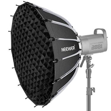 Imagem de NEEWER Caixa macia parabólica de 65 cm, dobra rápida, com difusores/grade de colmeia / bolsa, compatível com Aputure 120d Light Dome Godox sl60w NEEWER RGB CB60 e outras luzes de montagem Bowens