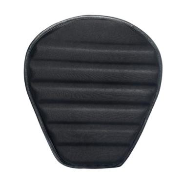 Imagem de Daconovo Almofada de assento para motocicleta, almofada de assento para motocicleta com absorção de choque respirável com cintos ajustáveis, almofada protetora universal para bunda