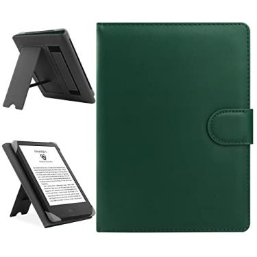 Imagem de HoYiXi Capa universal compatível com Kindle Paperwhite/15.2 cm novo Kindle 2022 e 2019/Kobo Clara HD/Kobo Clara 2E capa de couro com suporte para PocketBook de 6 a 6,8 polegadas/Tolino/Sony E-Book