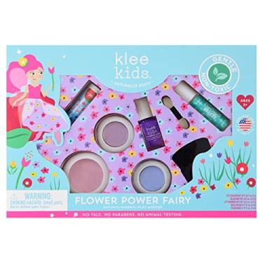 Imagem de Luna Star Naturals Klee Kids Deluxe Play Makeup Kit. Suave e não tóxico. Feito nos EUA. (Flower Power Fairy)