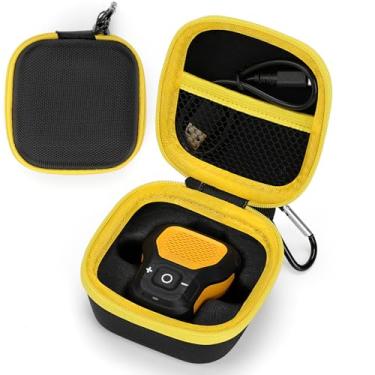 Imagem de Bysameyee Capa rígida de armazenamento compatível com alto-falante Bluetooth DeWALT, clipe magnético, sem fio, portátil, bolsa de armazenamento para mini alto-falante (apenas caixa)