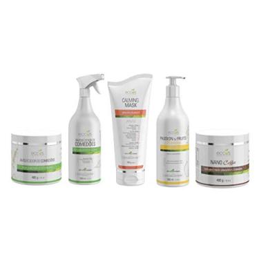 Imagem de Kit Limpeza Facial Profissional Eccos Cosméticos 5 Itens