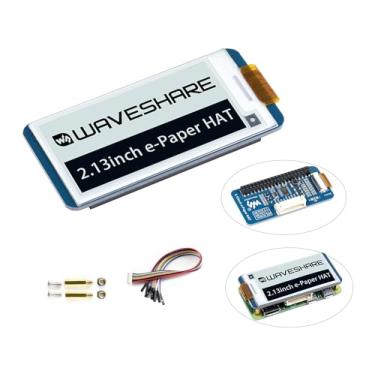 Imagem de Tela LCD E-Ink de 2,1 polegadas, preta, branca, duas cores, 250 x 122 pixels, E-Paper para Raspberry Pi 4B/3B+/3B/2B/Zero/Zero W/Zero WH e Jetson Nano SPI interface suporta atualização parcial