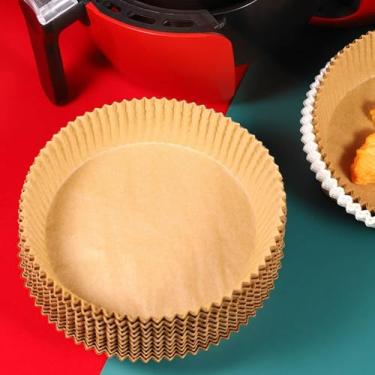 Imagem de Kit 50 Formas De Papel Descartável Air Fryer Antiaderente