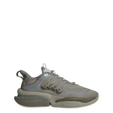 Imagem de adidas Alphaboost V1 Tênis de corrida masculino, Pedra prateada/prata maravilha / Olive St, 38