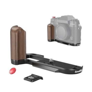 Imagem de SMALLRIG Punho X-T50, cabo em forma de L de madeira para câmera FUJIFILM X-T50, placa de liberação rápida integrada para Arca, com botão de obturador e capa de sapata, preto - 4784