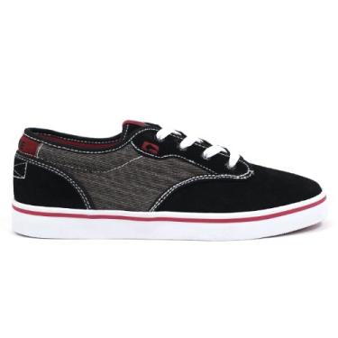 Imagem de Globe Skateboard Shoes Motley Black/Dark Red Size 7.5