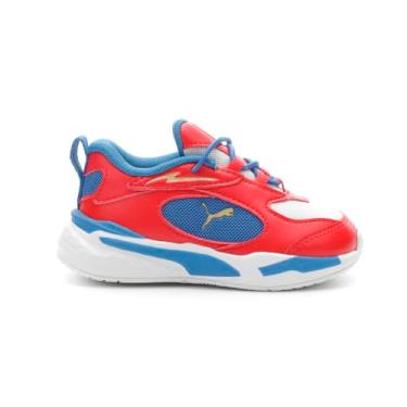 Imagem de PUMA - Tênis infantil Rs-Fast RWB Ac, Puma Branco/vermelho de alto risco/azul forte, 20 BR