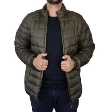 Imagem de Jaqueta Masculina Broken Rules Peluciada Verde Militar - 560098-Masculino