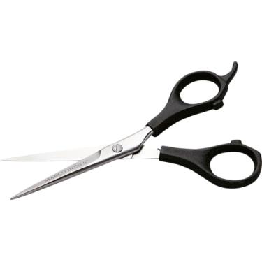 Imagem de Marco Boni Tesoura Profissional Fio Laser P/ Corte Cabelo 6'' Cabo Plástico Aço Inox 1706 Preto 1 Unidade