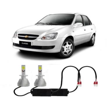 Imagem de Par Lampada Super Led H3 Corsa 1994 até 2012 - Tiger Auto