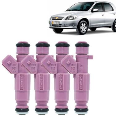Imagem de 4 bicos injetores corsa celta 1.0 8v 2005 a 2008 0280156298 - GENUINE