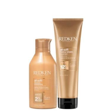 Imagem de Kit Shampoo 300ml e Máscara 250ml All Soft - Redken