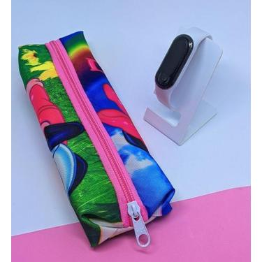 Imagem de Kit Relógio de Pulso Digital Esportivo Silicone Ajustável Prova água C
