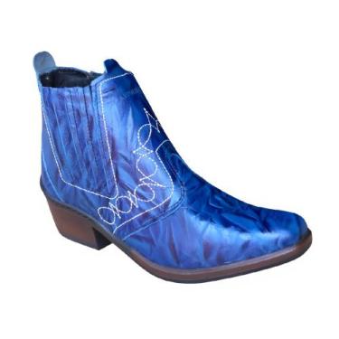 Imagem de Bota Country Botina Masculina Homem Campo fazenda Cidade Festa Peão Bo
