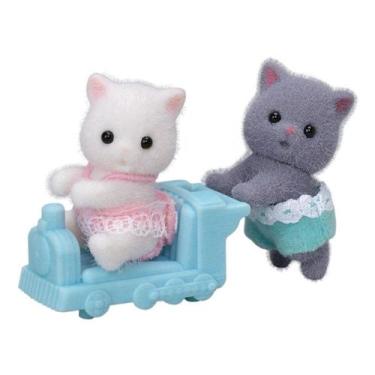 Imagem de Sylvanian Families Boneco Bebê Gêmeos Gatos Persas 5457Epoch
