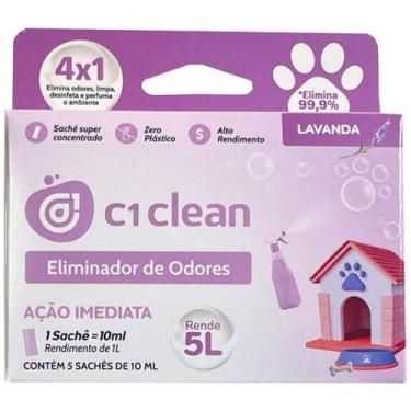 Imagem de Eliminador de Odores em Sachê Limpa E Perfuma Ambientes Lavanda - C1 C