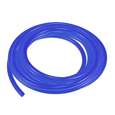 Imagem de VekAuto Mangueira de linha de ventilação de combustível, 0,5 cm x 398,8 cm 5 mm x 4 m tubo de mangueira de gasolina universal para ATV Dirt Bike Go Kart durável poliuretano azul