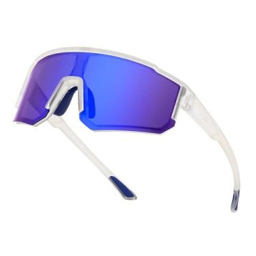 Imagem de FEISEDY Óculos de sol infantis juvenis de beisebol polarizado esportivo leve TR90 armação meninos meninas ciclismo B0213