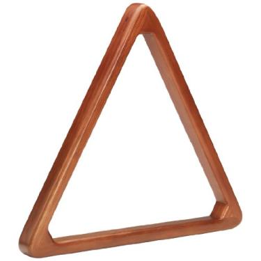 Imagem de Pro Series TR8HD-F Esfera de bilhar de madeira resistente com 8 bolas de triângulo, mogno velho mundo, preto