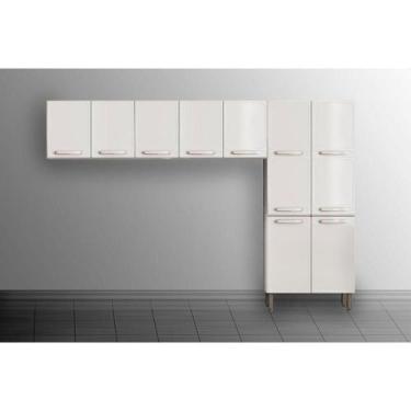 Imagem de Kit de Cozinha Modulada 3 Peças Evidence (2 Armários + 1 Paneleiro) CP