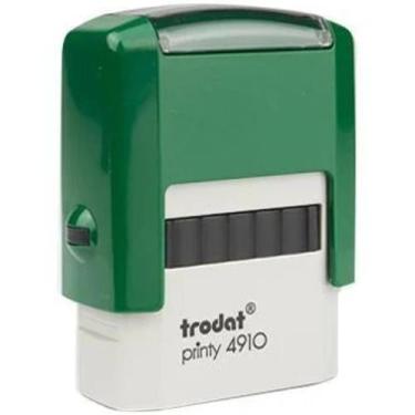Imagem de Carimbo trodat aut. texto cod. 4910 26x10mm p4 preto, Verde