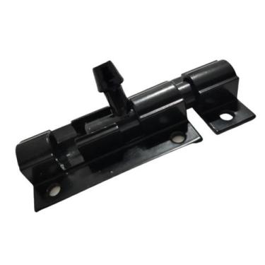 Imagem de Ferrolho de porta janela esquadria de alumínio preto de 50mm - SABRA F