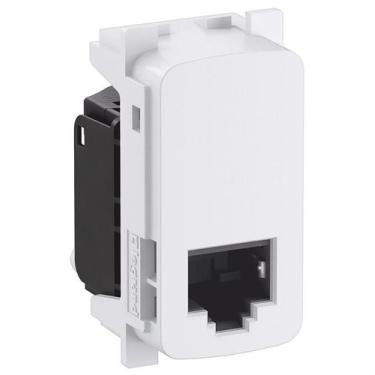 Imagem de Módulo Tomada RJ45 Legrand Pial Zeffia - Cat 5e UTP LCS - Branco - 680
