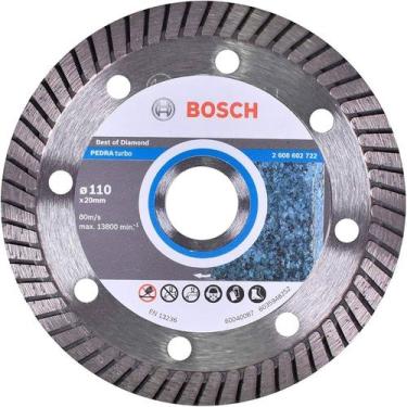 Imagem de Disco Best Of Diamond Turbo 110x20mm Para Pedra Bosch