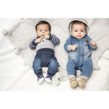 Imagem de Macacão Longo Baby Inverno Masculino Jeans-Masculino