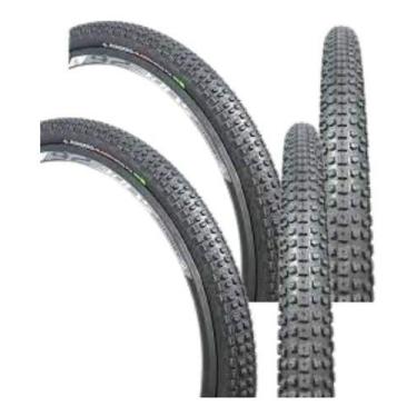 Imagem de Par Pneu Bike Cinborg Aro 29x2.10 Fox Parrudo Cravo (54-559) Cor Preto
