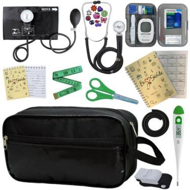 Imagem de Kit Enfermagem Completo Top + Medidor Glicose  - PREMIUM, P.A. MED, IN