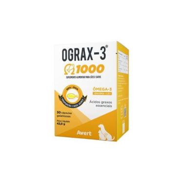 Imagem de Ograx-3 1000mg Suplemento Avert Vitaminas Cachorros E Gatos