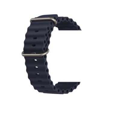 Imagem de Pulseira Silicone Oceano Compatível com AppleWatch Todos Modelos I W O