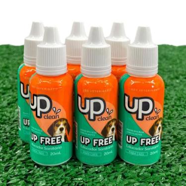 Imagem de 06x Educador Pet Sanitário Xixi AQUI PODE Aroma Cítrico para Cachorro 