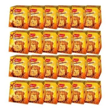 Imagem de 24 Mini Panetone Frutas Cristalizadas Bauducco80g Cx Fechada