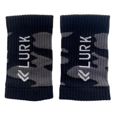 Imagem de Munhequeira Canelada Lurk Cross Tênis Beach Tênis Treino, Camo cinza, 