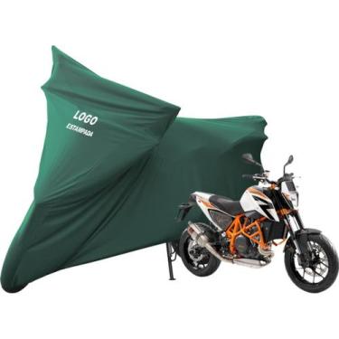 Imagem de Capa Tecido Cobrir Moto Ktm 690 Duke Com Elasticidade - Mz, Verde