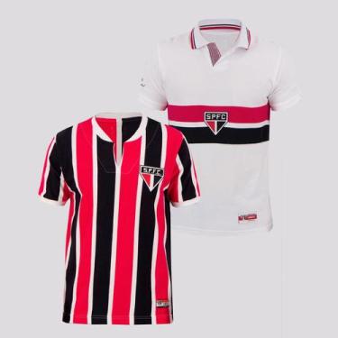 Imagem de Kit Camisa São Paulo Bimundial e 1971 Paulistão - Retromania, P