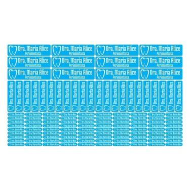 Imagem de 124 Etiquetas Adesivos Instrumentais Autoclavável Dentista - Tectoner,