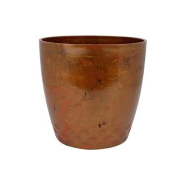 Imagem de Cachepo De Mesa Redondo 19x19cm Grande Cores Tendência Luxo - JL Shop,