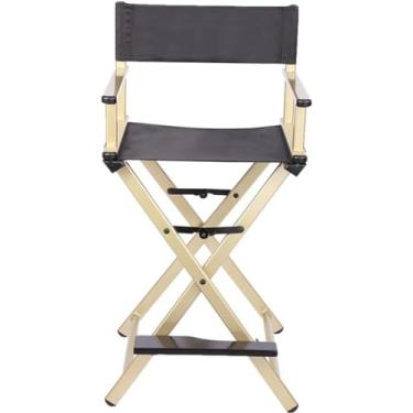 Imagem de Cadeira do diretor Maeup Artist Chair, cadeira dobrável de diretores, cadeira portátil de alumínio, cadeira dobrável Maeup Artist, prata
