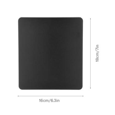 Imagem de Tapete de Mouse Pad Antiderrapante para Jogos Em Liga de Alumínio Com Controle Preciso para Laptop PC (Preto)