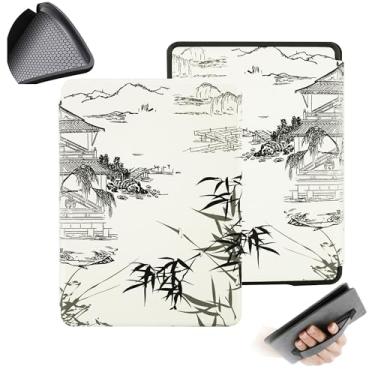 Imagem de GUKSRASO Capa para Uma Edição de 7 Polegadas 2024 Kindle Paperwhite/Signature (12ª Geração) e Kindle Colorsoft Signature Edition ， Com Alça de Mão e Tampa Traseira de TPU Soft