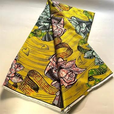 Imagem de Tecido cera dourada africana algodão material rapper Batik Ankara original de alta qualidade novo material pagne manutenção para costura (como imagem-21)