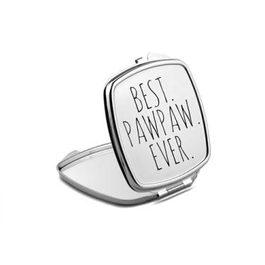 Imagem de SpreadPassion Espelho compacto Pawpawpaw, presente Pawpaw, melhor espelho fotográfico Pawpaw Ever, espelho de maquiagem de viagem pequeno espelho portátil, espelho de bolso portátil, ideia de