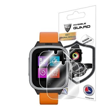 Imagem de IPG Protetor de tela com hidrogel Cosmo JrTrack 2 Kids Smartwatch/Fitness Tracker (2 unidades) Película transparente HD invisível antiarranhões - suave/autorreparação/sem bolhas para JrTrack2